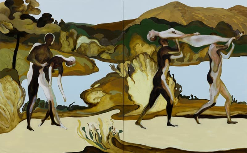 헤어짐 · oil on canvas · 162x260.5cm · 2019 · Break up · oil on canvas