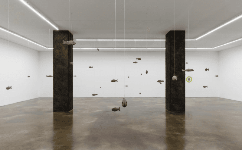 primordial · bronze.  patination; 52 parts installation dimensions variable courtesy of studio rondinone · 2016