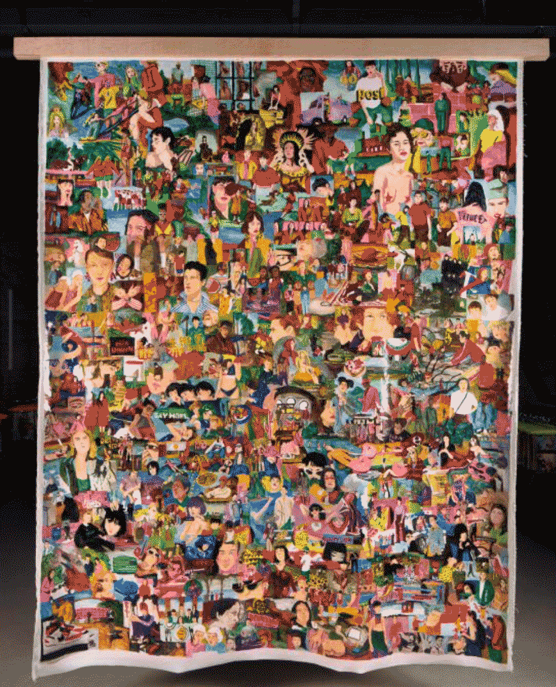 더 그레이트 챕북 II_노상호 · Oil on canvas_ · 270x220 cm · 2018