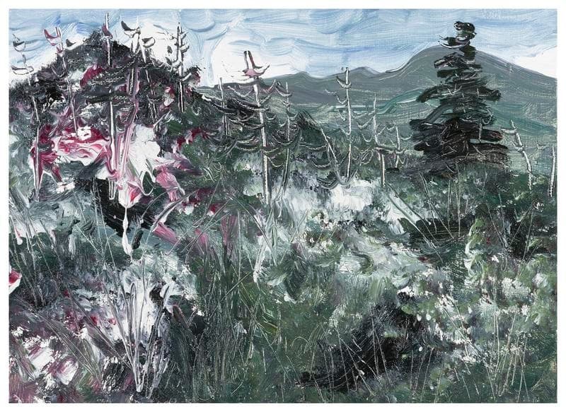 풍경 · oil on linen · 24 x 34cm · 2017 · landscape · oil on linen