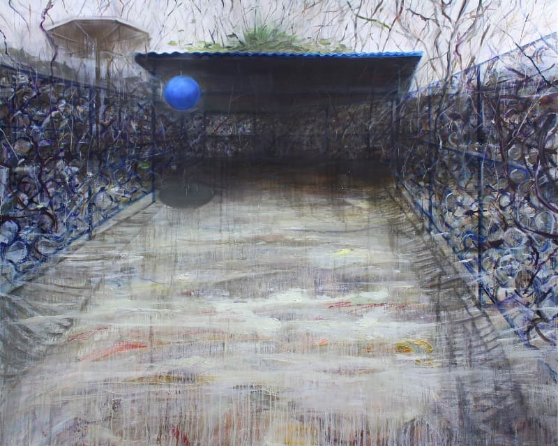 신준민_푸른소리 · 캔버스에유채 · 181x227cm · 2019 · Shin Jun-min_Blue Sound · oil on canvas
