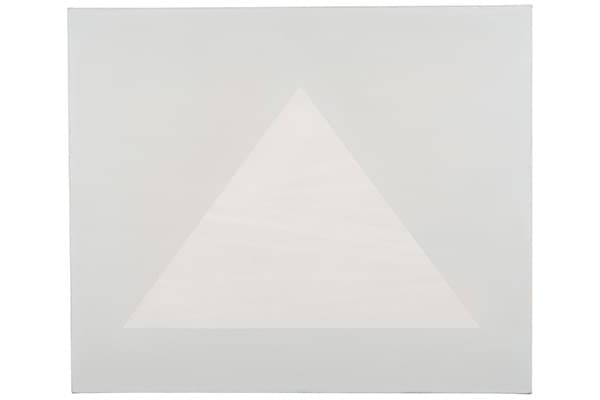김미경 Our pyramid III · Mixed media on linen · 61 x 73 x 4.3 cm · 2019