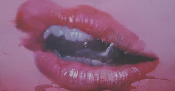 장동홍_脣 · 캔버스에 오일 · 80×200cm · 2007 · Zhang Donghong_脣 · oil on canvas