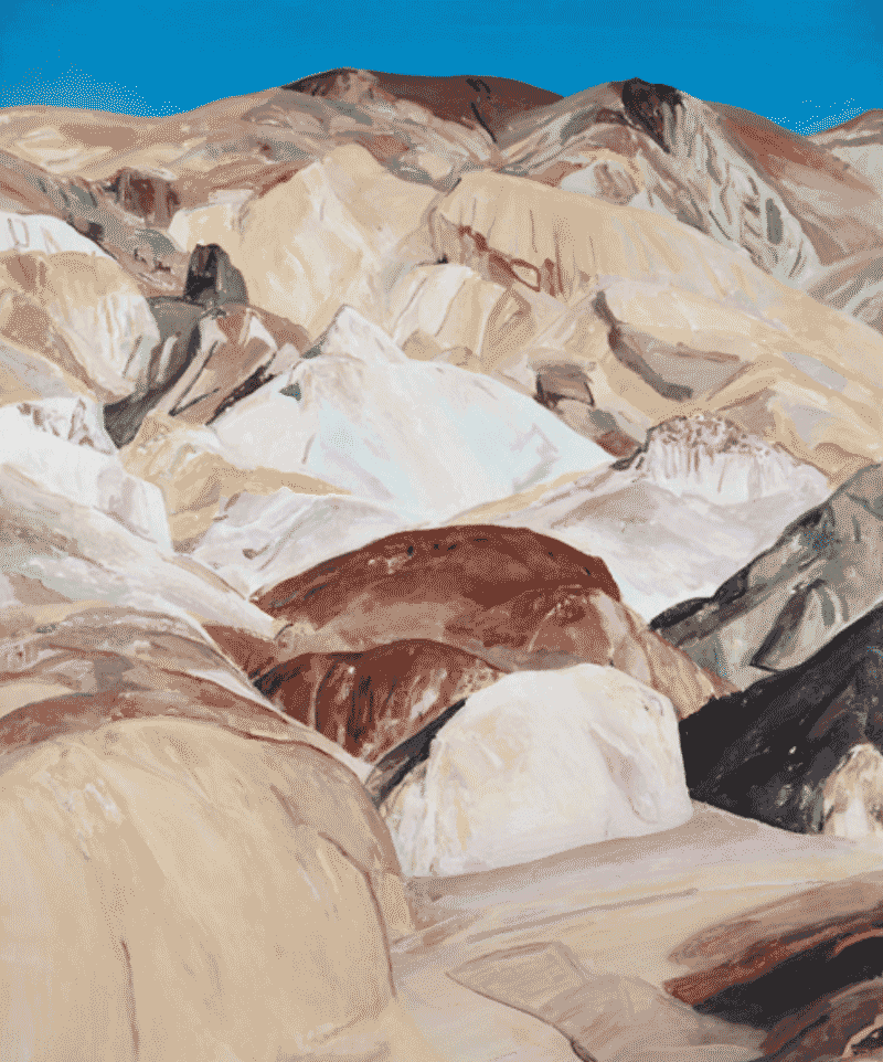 엄유정_death valley · 종이에 유채 · 180×150cm · 2015