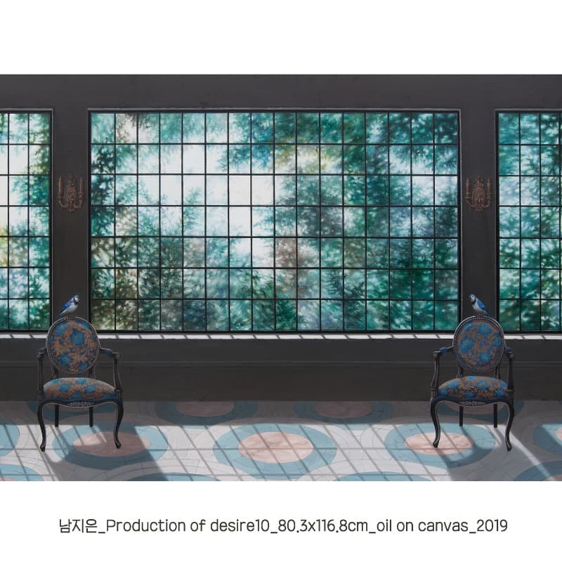 Produoction of desire10 · oil on canvas · 80.3x116.8cm · 2019 · Produoction of desire10 · oil on canvas