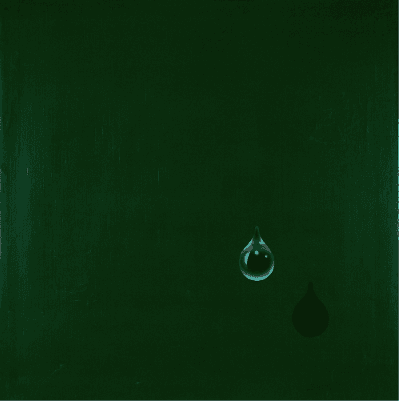 밤에 일어난 일 · 캔버스에 유채 · 162x162cm · 1972