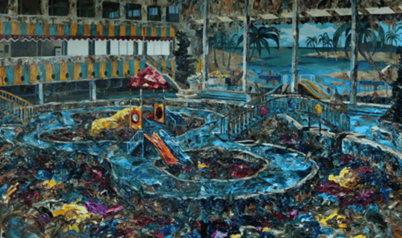 김소라_부곡 하와이 · 캔버스에 유채 · 227.3×363.3cm · 2018