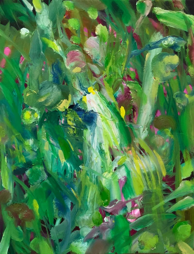 진종환_진한 풀내음 · 캔버스에 유채 · 34.8×27.3cm · 2019