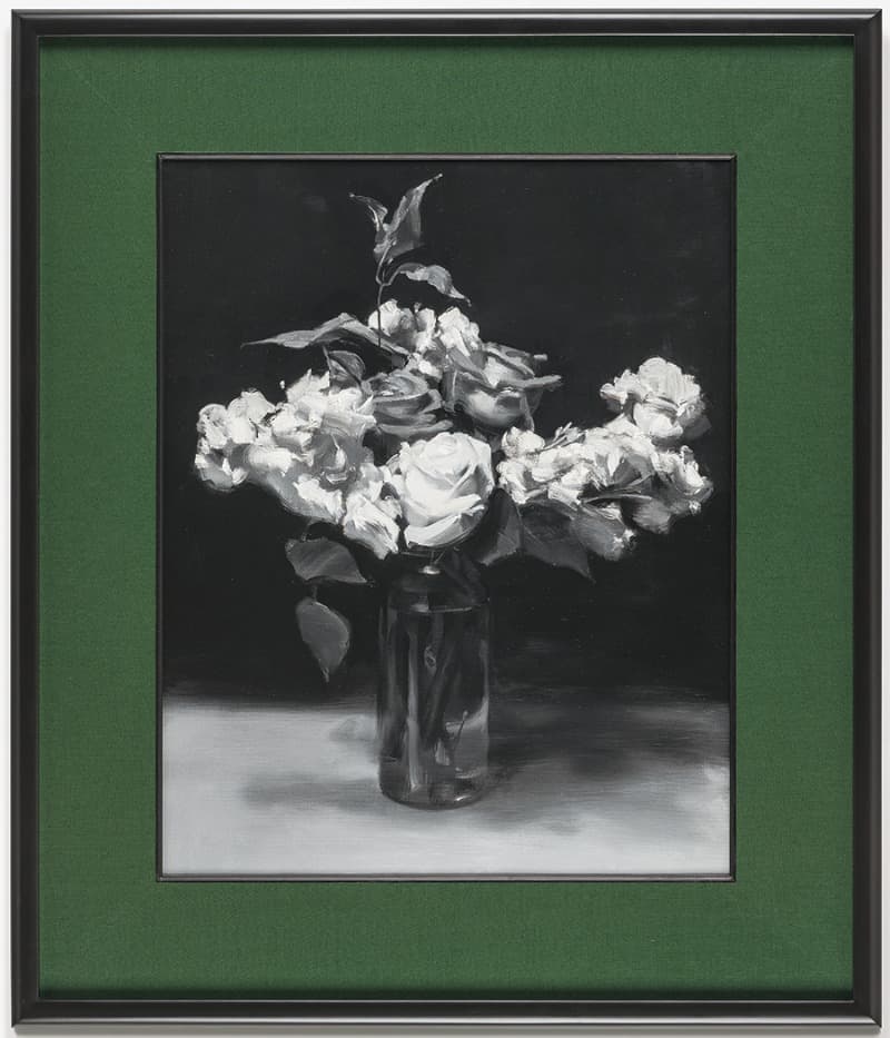 김성윤 White Lilac and Roses · Oil on linen in artist's frame · 84 x 66.5 cm · 2018 · White Lilac and Roses · Oil on linen in artist's frame