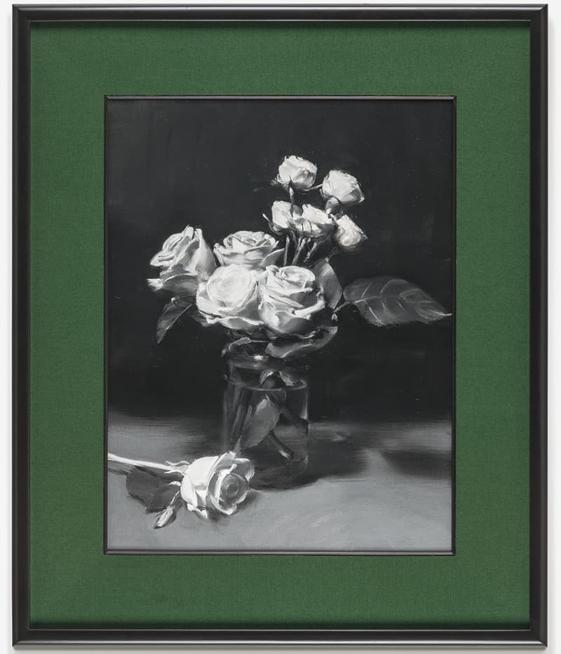 김성윤 Roses · Oil on linen in artist's frame · 84 x 64 cm · 2018 · Roses · Oil on linen in artist's frame