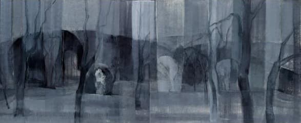 풍경시리즈A2 · 캔버스에 유채 · 175x420cm · 2010 · Oil on canvas