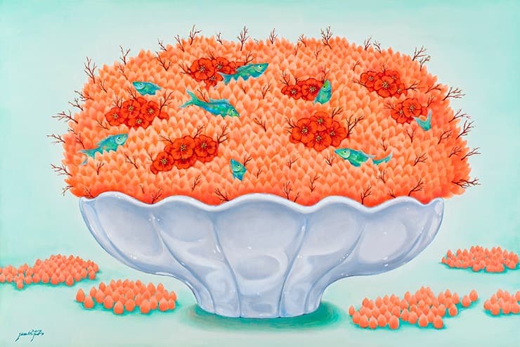 김지현_꿈 · oil on canvas · 97×145.5cm · 2019 · Spring · oil on canvas