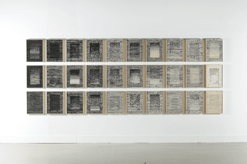 자아경(自我經) - 자아경(自我鏡) · 한지에 수묵 · 32x44.5cm - 30pieces · 2016~