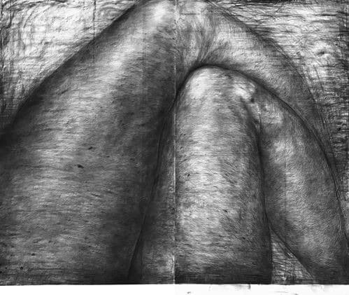 종이에 목탄 · 목탄_245×300cm · 2018