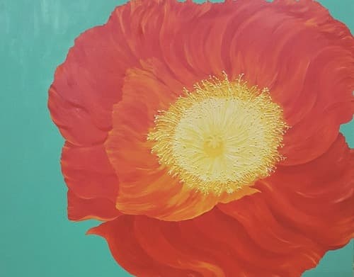 정혜영_The Flower · Oil on canvas · 116x90cm · 2019 · The Flower · Oil on canvas