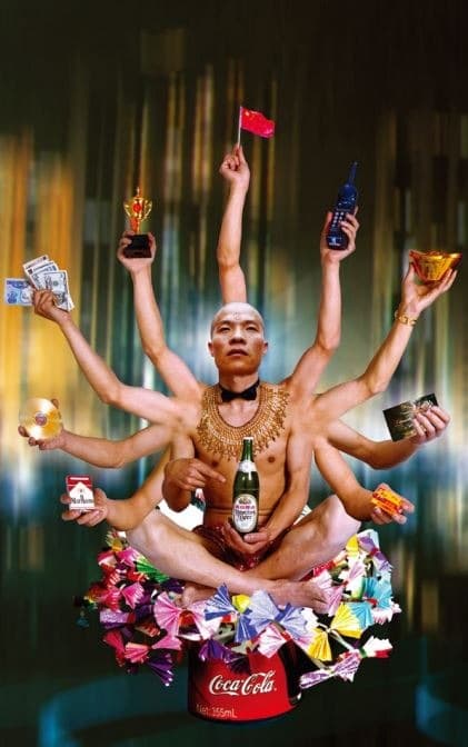 180x110cm · 1999 · Requesting Buddha Series No.1