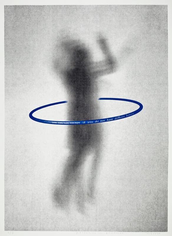 Patterns of Behavior · silkscreen on paper · 150x110 cm · 2014 · Patterns of Behavior · silkscreen on paper