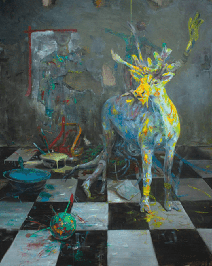 박규석 - Endless game · oil on canvas · 227.3x181.8cm · 2019