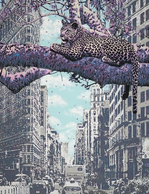 공존(共存)-1922 · 캔버스에 채각(彩刻)기법 · 135×100cm · 2019