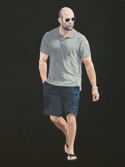 people · acrylic on canvas · 53cm x 41cm · 2019 · people · acrylic on canvas