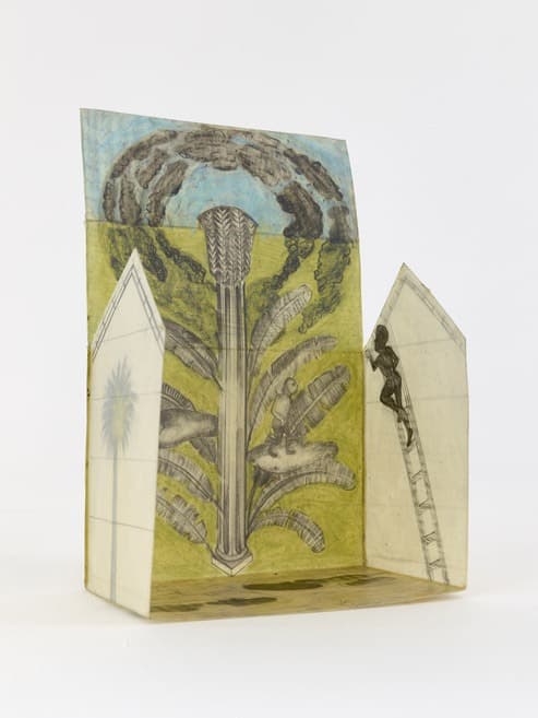 The Lost Paradise · graphite on paper. wax · 30x20x12 cm · 2019 · The Lost Paradise · graphite on paper. wax