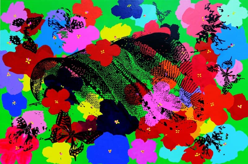 화사(華 蛇) · 캔버스에 아크릴릭 · 244x170cm · 2019