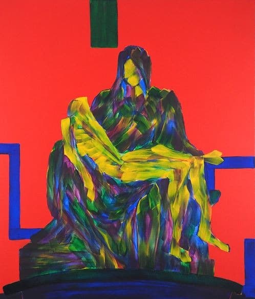 피에타 · 캔버스에 아크릴채색 · 72×60cm · 2018