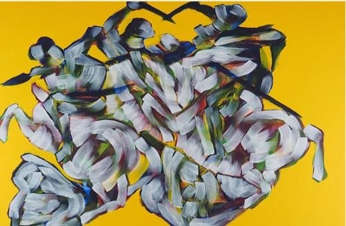 앙기아리의 전투 · 캔버스에 아크릴채색 · 50×72cm · 2018