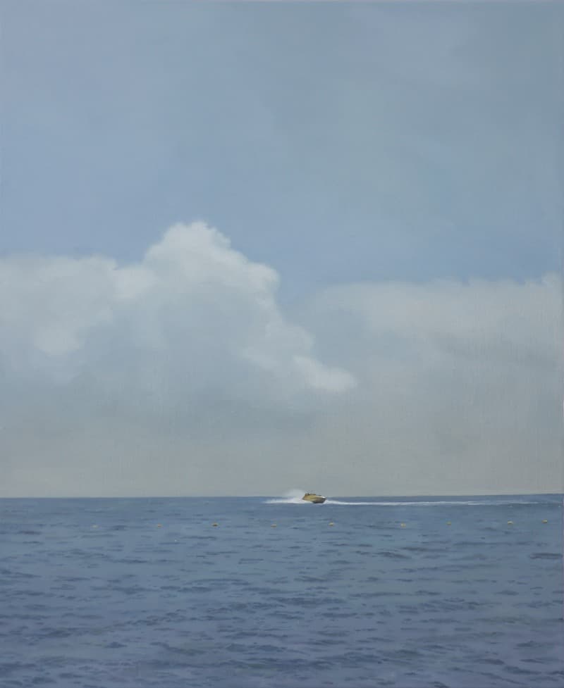 <The Blue> 전시 작품 일부 · <The Blue> Exhibition work