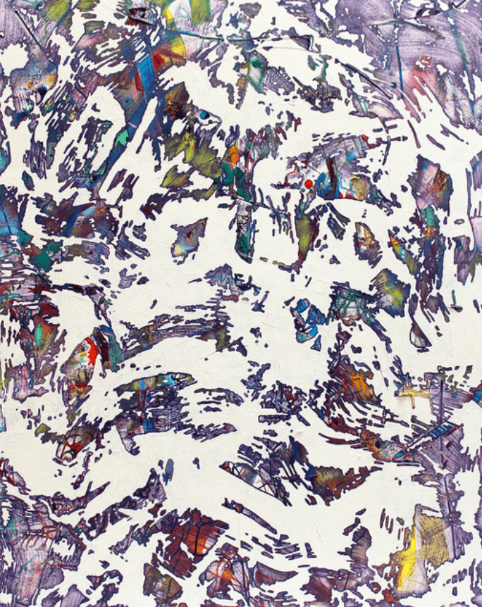 Chatty Katty · Oil and acrylic on canvas · 152.4 × 121.9 cm · 2019 · Chatty Katty · Oil and acrylic on canvas