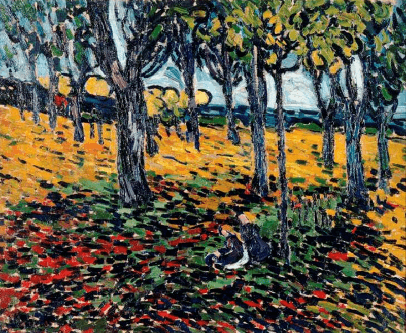모리스 드 블라맹크_샤투의 밤나무 · 캔버스에 유채 · 1905 · Chataigniers à Chatouou Chataigneraie à Chatou · Huile sur toile