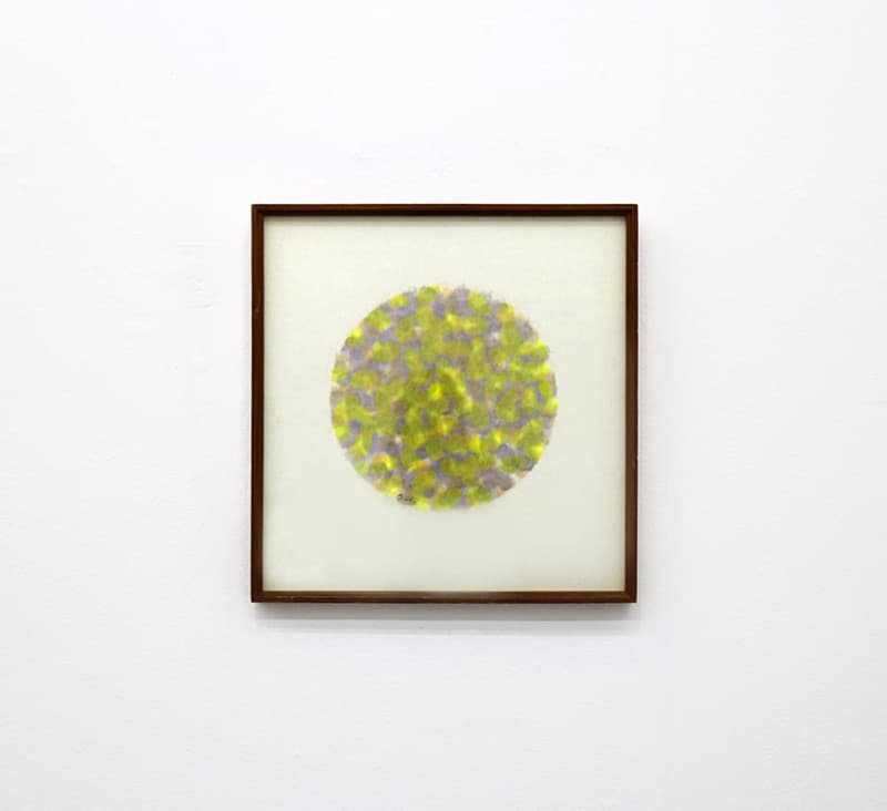 Work 81-010 51 · color on paper laid on canvas · 51.5x50cm · 1981 · Work 81-010 51 · color on paper laid on canvas