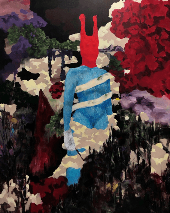 추영진_Burn to Die · mixed media on canvas · 162.2 x 130.3 cm · Burn to Die · mixed media on canvas