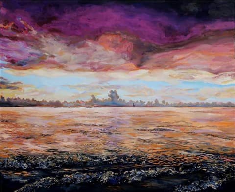 나의 세계 · 장지에 혼합재료 · 72.7x60.6cm · 2019 · My world
