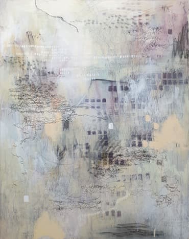 지금-5 · 캔버스천 위에 혼합재료 · 162.2x130.3cm · 2019 · Now 5