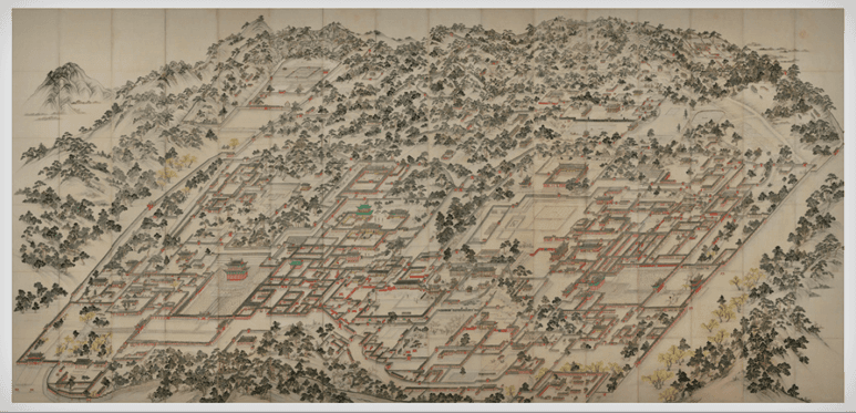 동궐도 · 1828~1830년 · Map of the palace