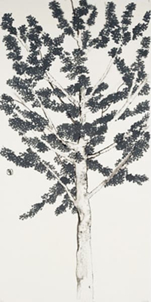 Liquid Drawing-Study on Tree 020 · Ink on Paper · 38x75cm · Liquid Drawing-Study on Tree 020 · Ink on Paper