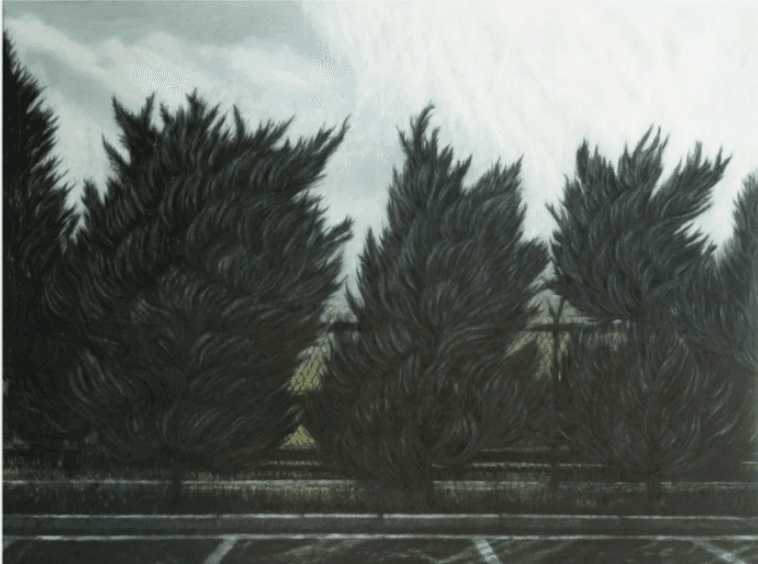 이성경 - 빛을 등지고2-1 · 장지에 채색. 혼합재료 · 140x190cm · 2019 · Against the light 2-1 · mixed materials