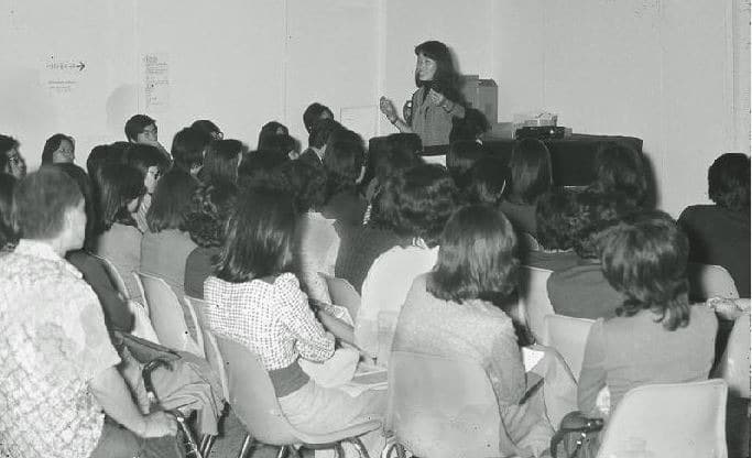 김순기 미술제 컨퍼런스 장면 · 1975 · Conference image
