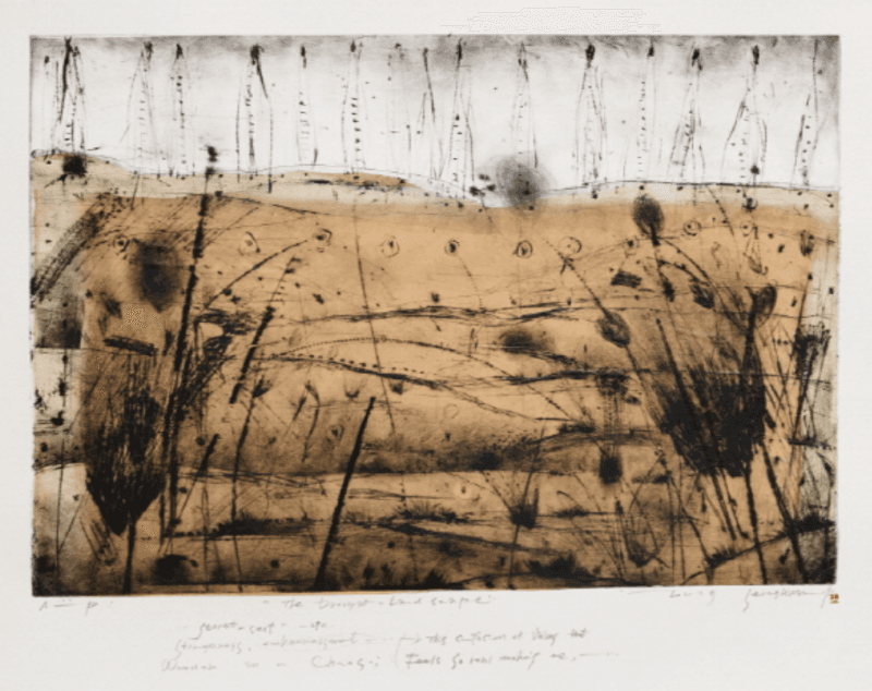 마르는 정물 · Lithography · 76X52cm · 2019 · Etude Drought Still Life · Lithography