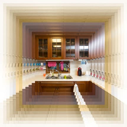 나무싱크대1 · Digital Archival Pigment Print · 57x66cm · 2019 · Wooden sink 1 · Digital Archival Pigment Print
