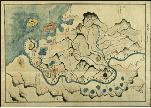녹둔도가 그려진 경흥부지도 · 1872 · Gyeongheungbujido