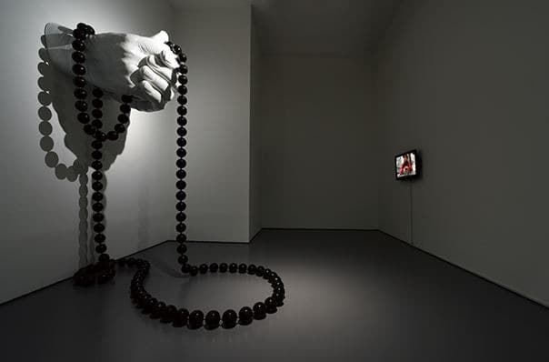 Rosary and Prayer_No.3 · Plastic Resin_Wood · 65x58x40cm · 2019 · Rosary and Prayer_No.3 · Plastic Resin_Wood