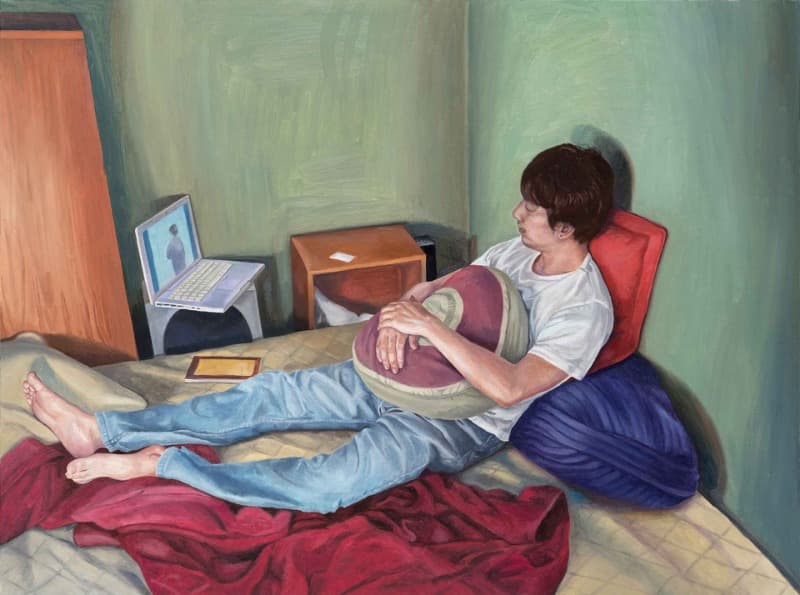 서동욱 〈옛날 영화〉 · 캔버스에 유화 · 97x130.3cm · 2017 · Old Movie