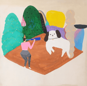 Fiesta · 나무판넬에 아크릴릭 · 2013 · Fiesta · Acrylic on Wood