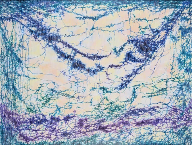 4.11m2 in GotÔt · Acrylic on canvas · 103×136cm · 2018 · 4.11m2 in GotÔt · Acrylic on canvas