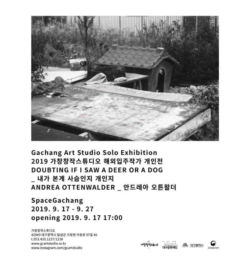 내가 본게 사슴인지 개인지 - 안드레아 오픈왈더 포스터