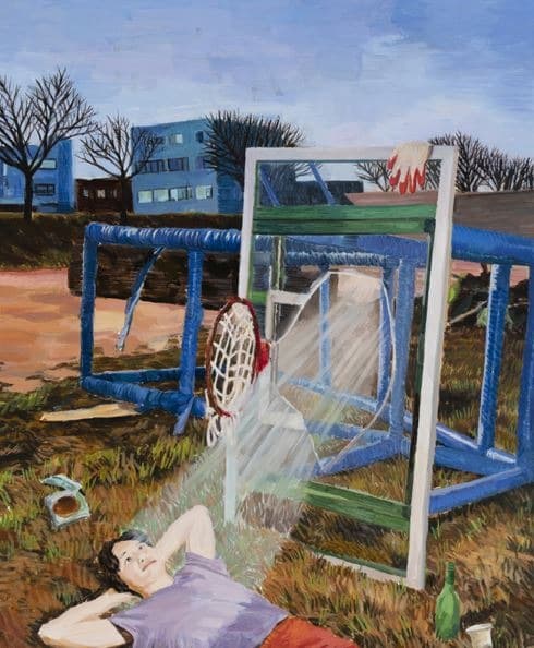 풀밭 위의 식사 · 캔버스에 유채 · 160×130cm · 2019