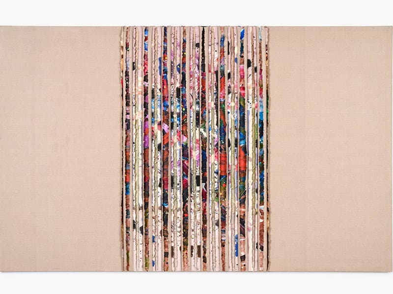 연속성의 마무리 · Acrylic and oil on canvas · 181 x 291 cm · 1995 · Solution de continuité · Acrylic and oil on canvas