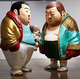 파란만장 · 레진 에폭시 외 · 120×95×170cm · a life full of ups and downs